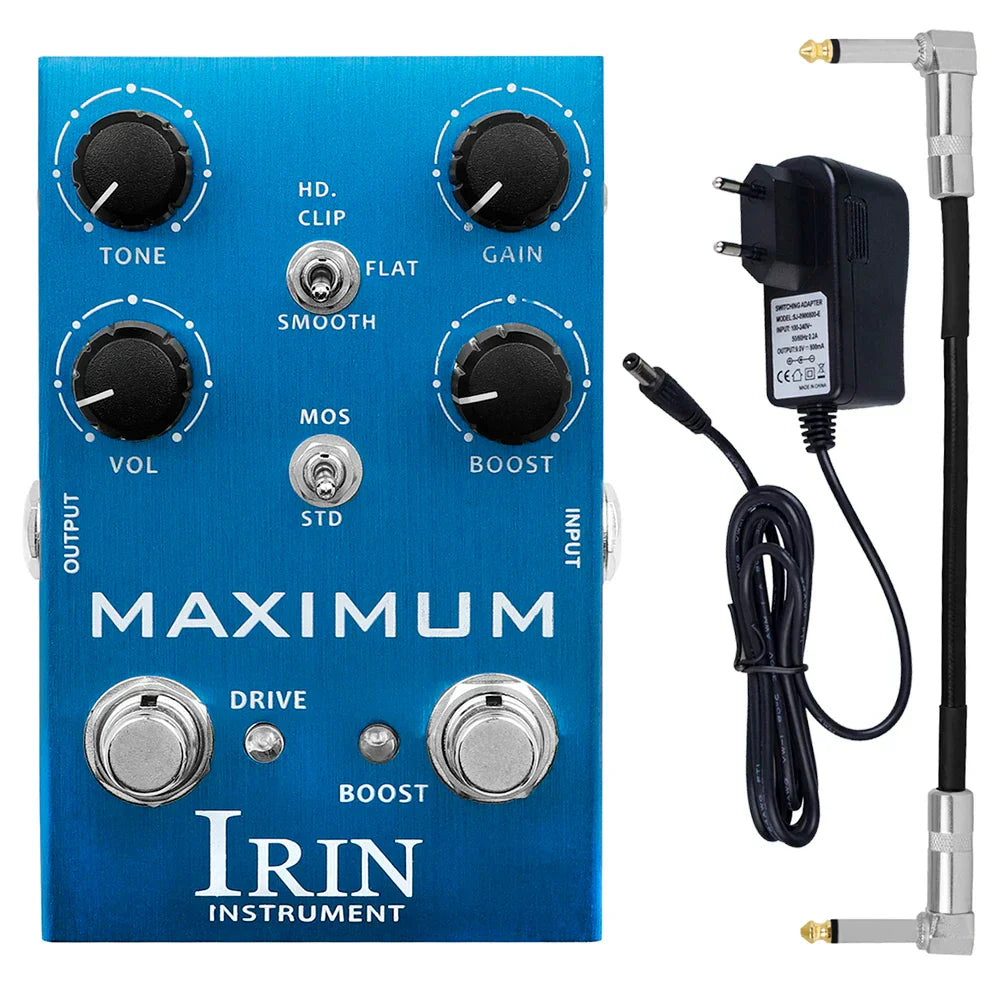 IRIN AN-41 Electric Guitar Effects Pedal MAXIMUM Overdrive