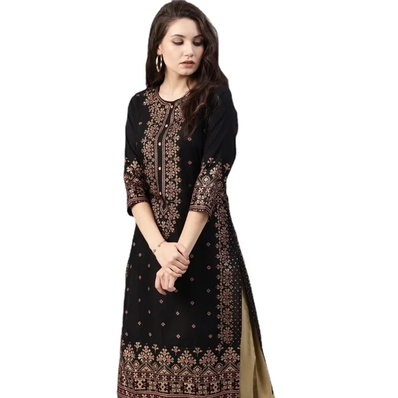 Indian Dress Kurtas for Women Spring Summer Cotton