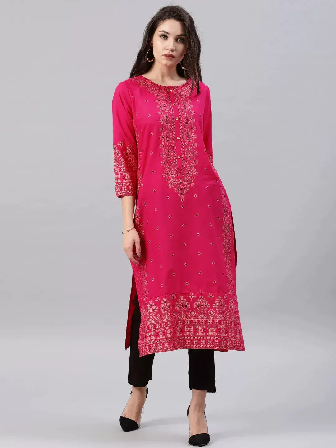 Indian Dress Kurtas for Women Spring Summer Cotton