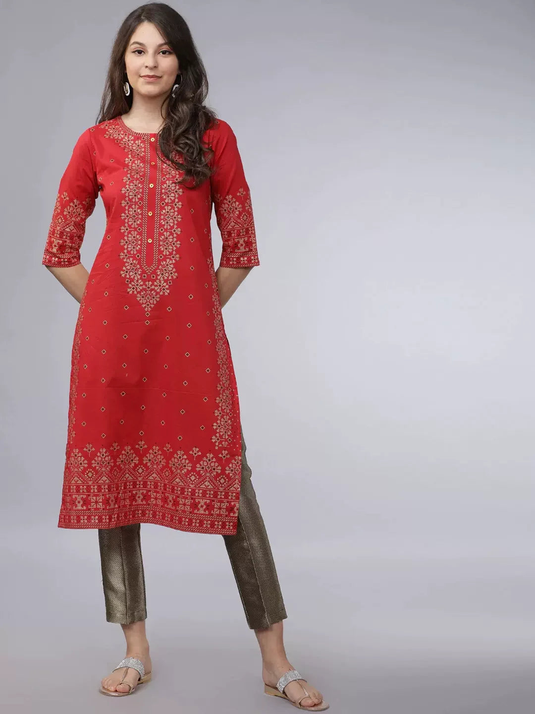 Indian Dress Kurtas for Women Spring Summer Cotton