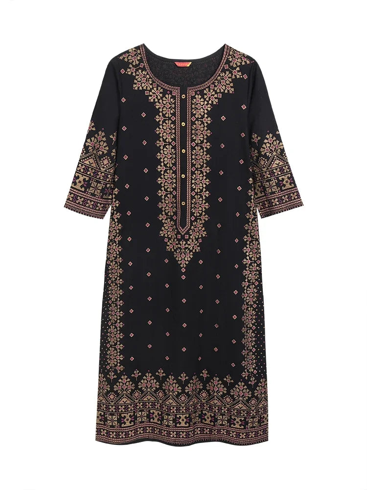 Indian Dress Kurtas for Women Spring Summer Cotton