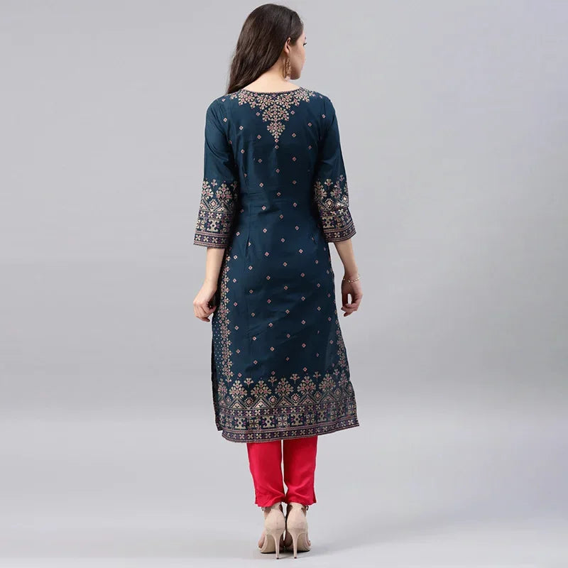 Indian Dress Kurtas for Women Spring Summer Cotton