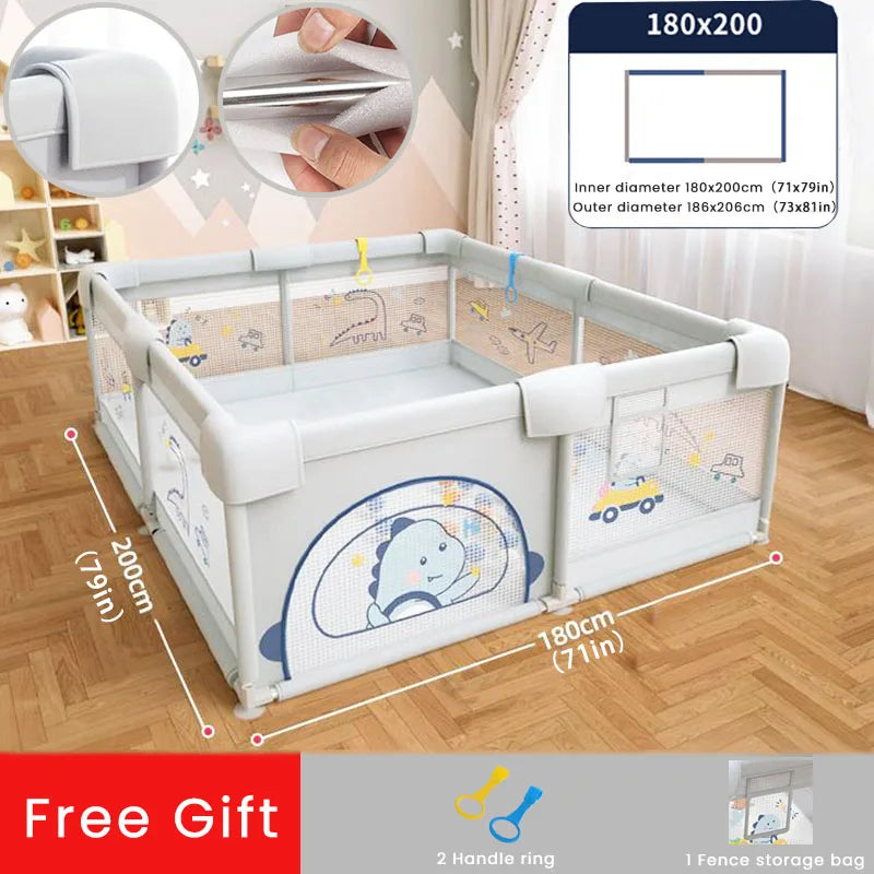 Infant Shining Children Playpen Protector Baby Safety Barrier