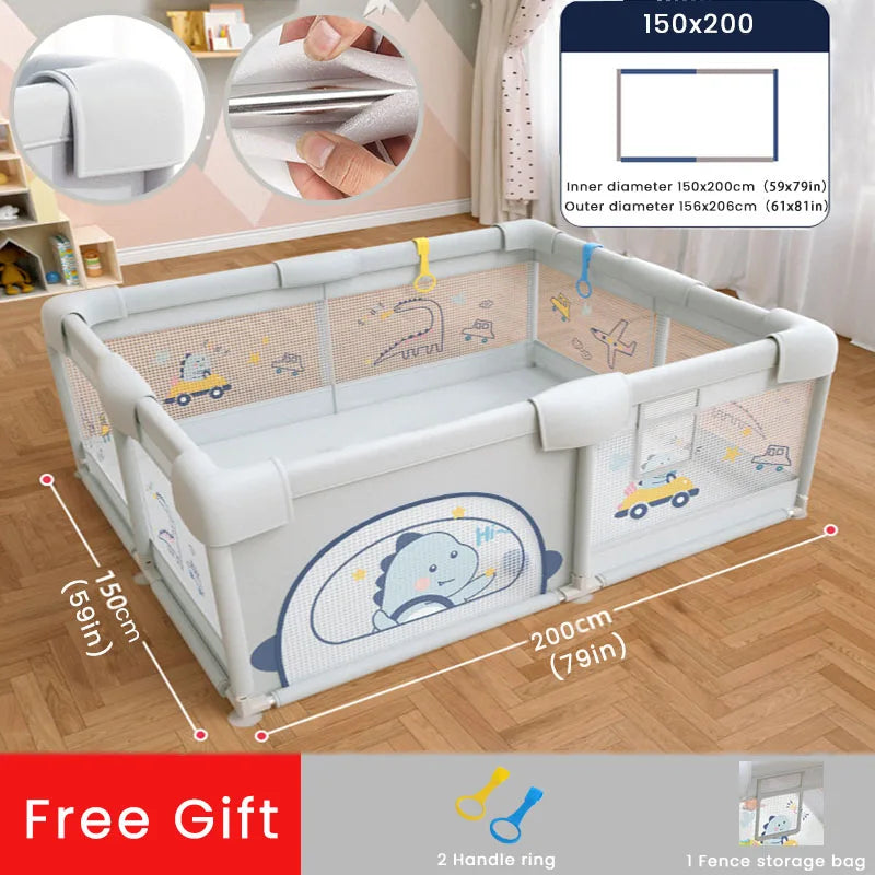 Infant Shining Children Playpen Protector Baby Safety Barrier