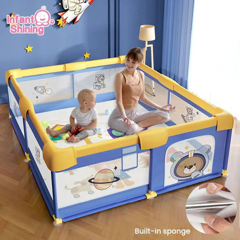 Infant Shining Children Playpen Foam Protector Baby Safety