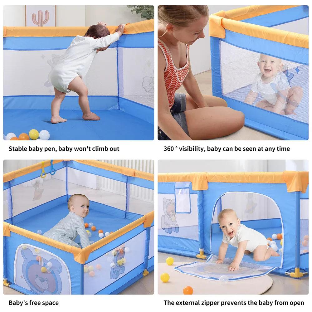 Infant Shining Children Playpen Foam Protector Baby Safety
