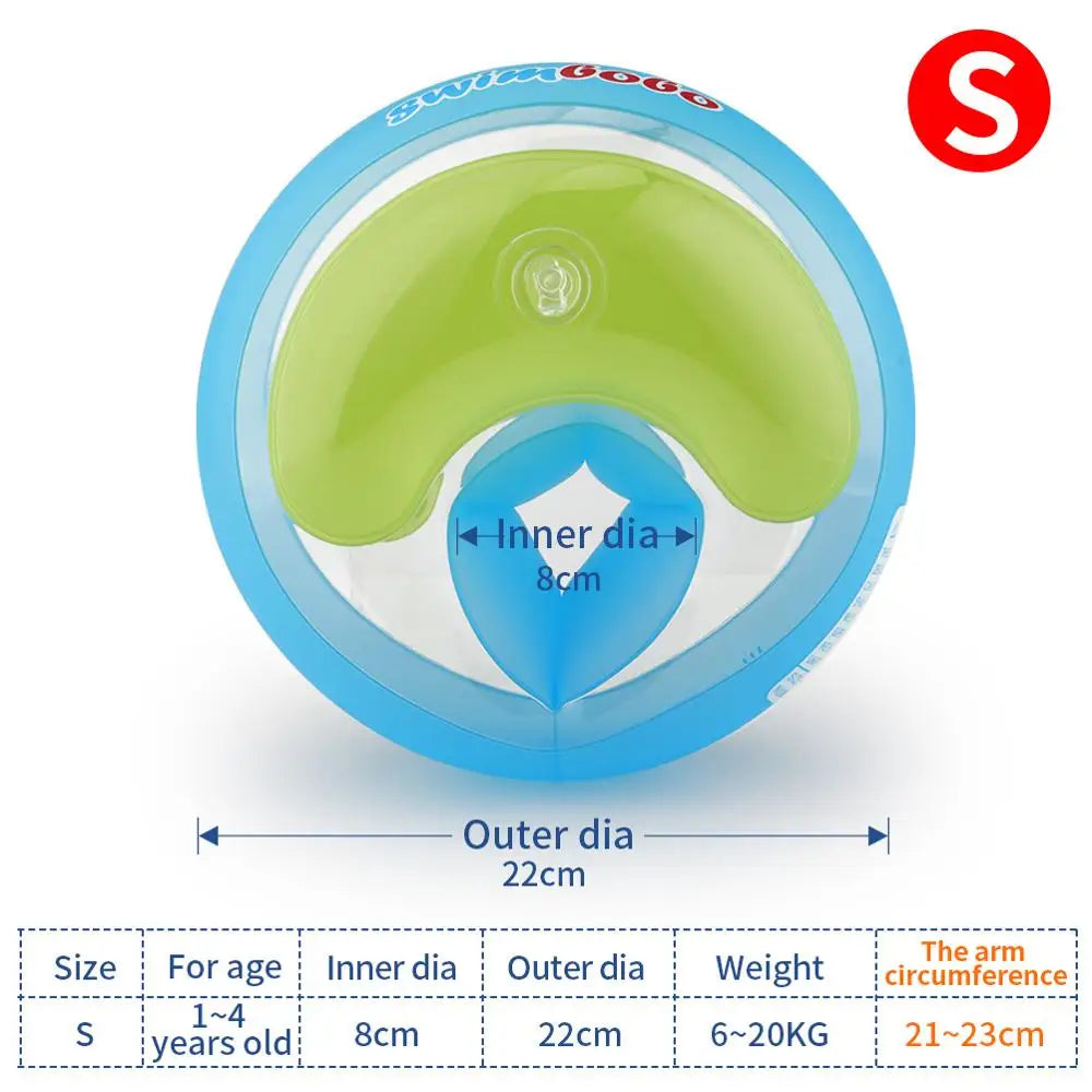 Inflatable Baby Swimming Ring Kids Sleeves Arm Rings