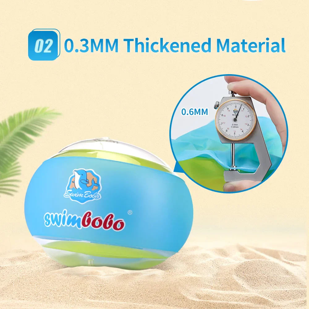 Inflatable Baby Swimming Ring Kids Sleeves Arm Rings