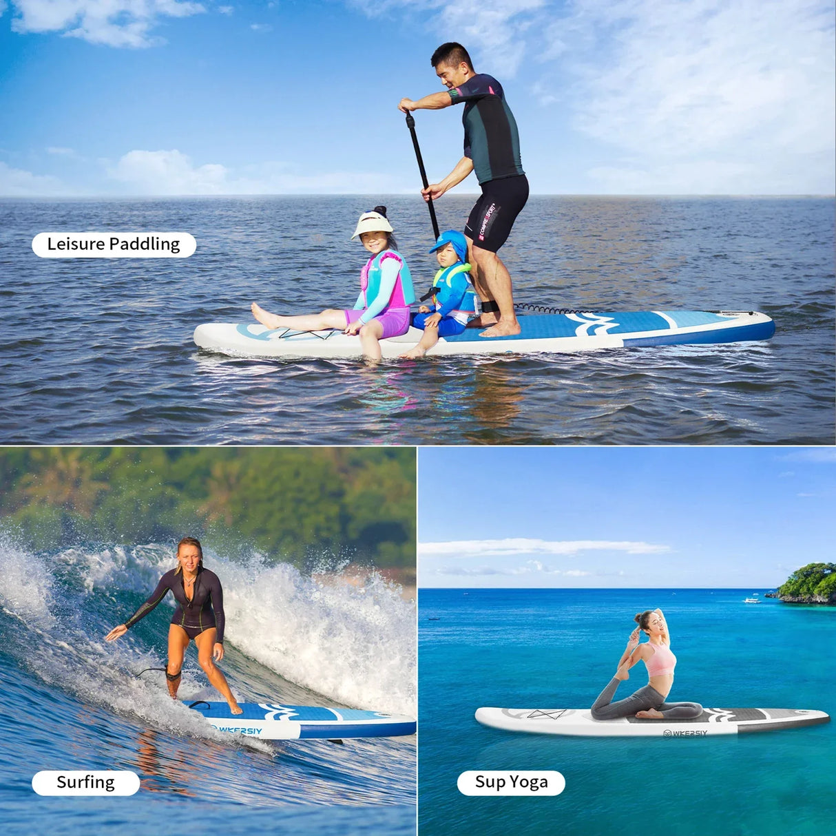 Inflatable Stand Up Paddle Board Non-Slip for All