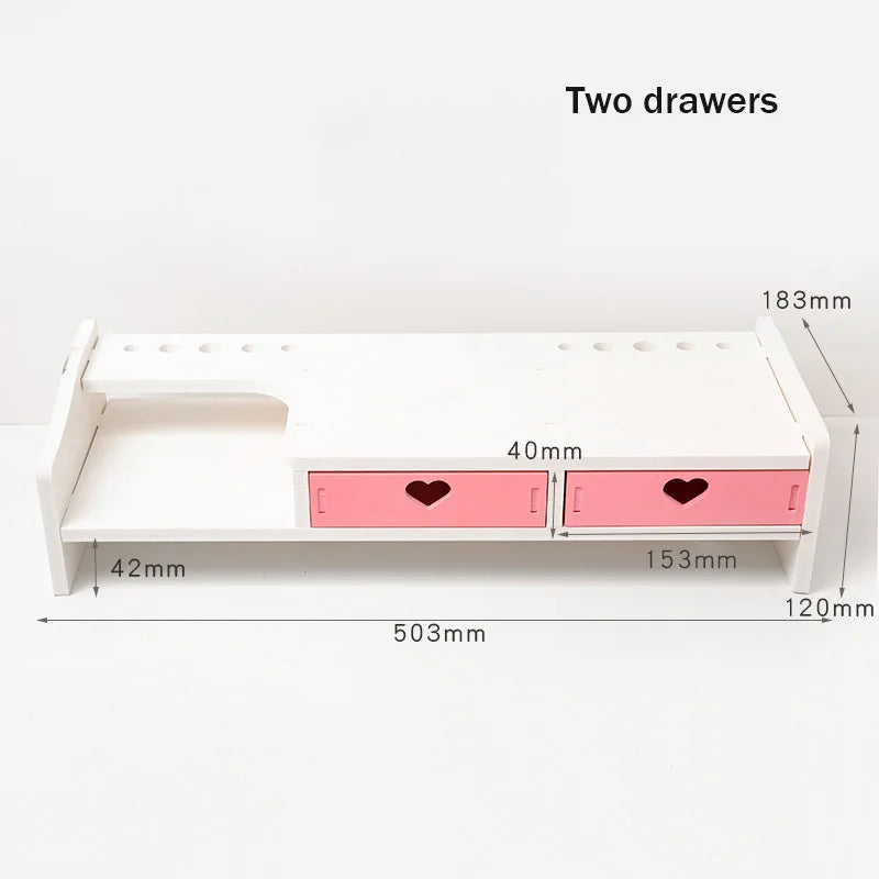 Ins Cute Desktop Computer Monitor Increase Rack Office