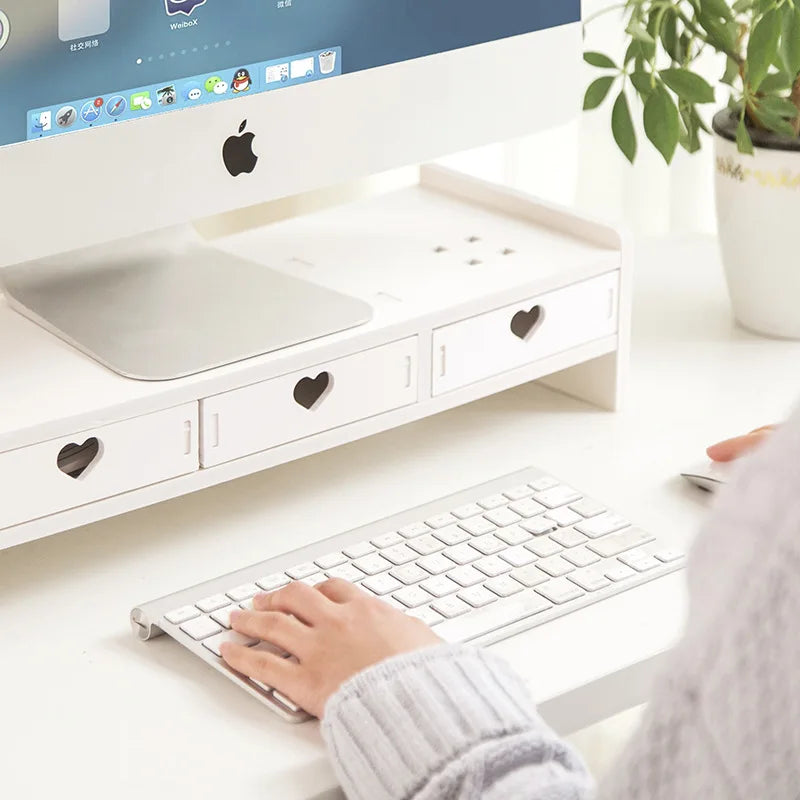 Ins Cute Desktop Computer Monitor Increase Rack Office