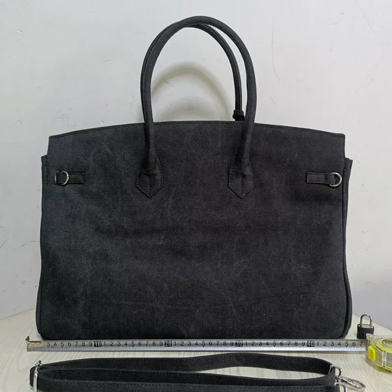 Ins Famous Fashion Women Bags Canvas Patchwork Embroidery