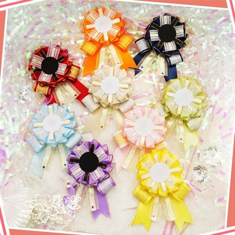 Ita Bag Pins Anime Badge Holder Handmade Silk