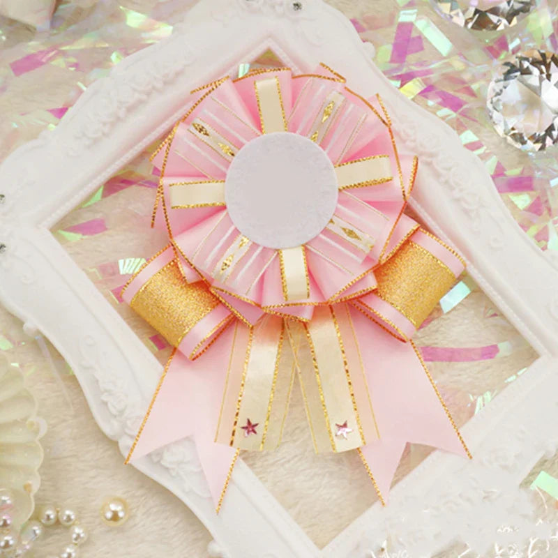 Ita Bag Pins Anime Badge Holder Handmade Silk