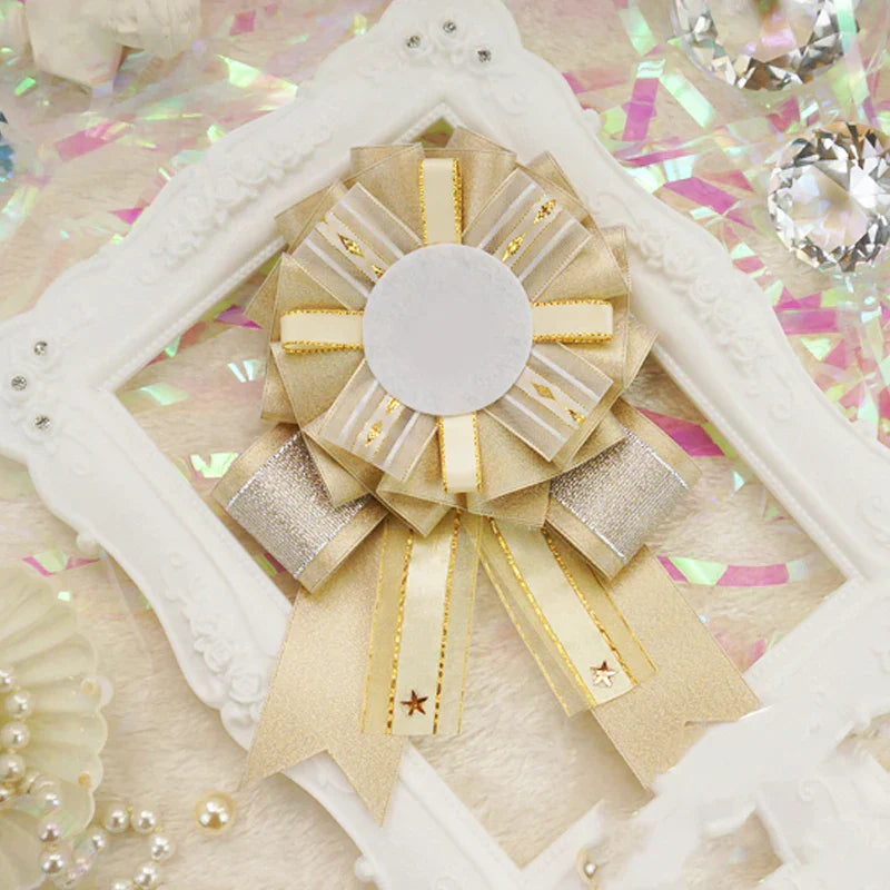 Ita Bag Pins Anime Badge Holder Handmade Silk