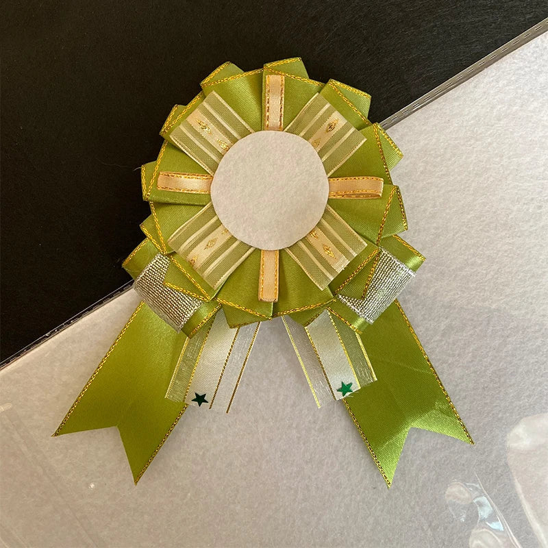 Ita Bag Pins Anime Badge Holder Handmade Silk