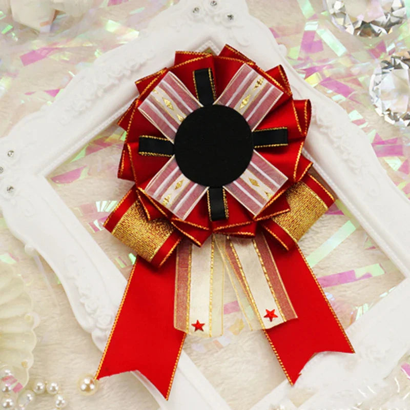 Ita Bag Pins Anime Badge Holder Handmade Silk