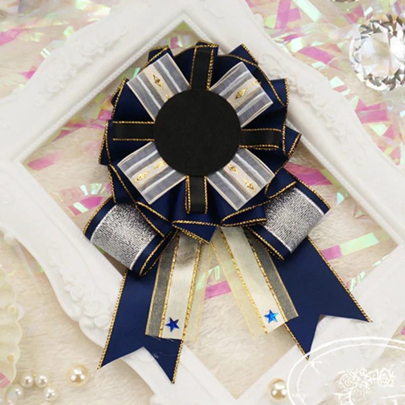 Ita Bag Pins Anime Badge Holder Handmade Silk