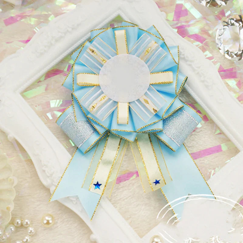 Ita Bag Pins Anime Badge Holder Handmade Silk