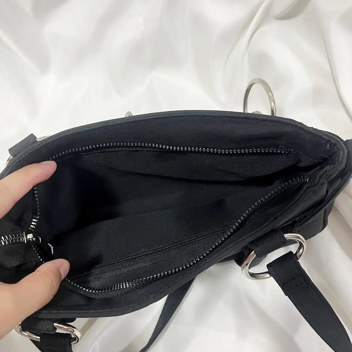 JIAERDI Gothic Cross Y2k Bag Women Vintage Grunge