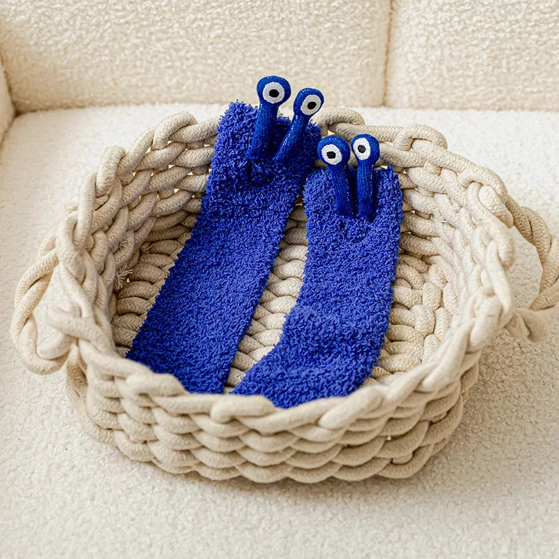 JIAYAN Winter Socks For Girls Cotton Knee High