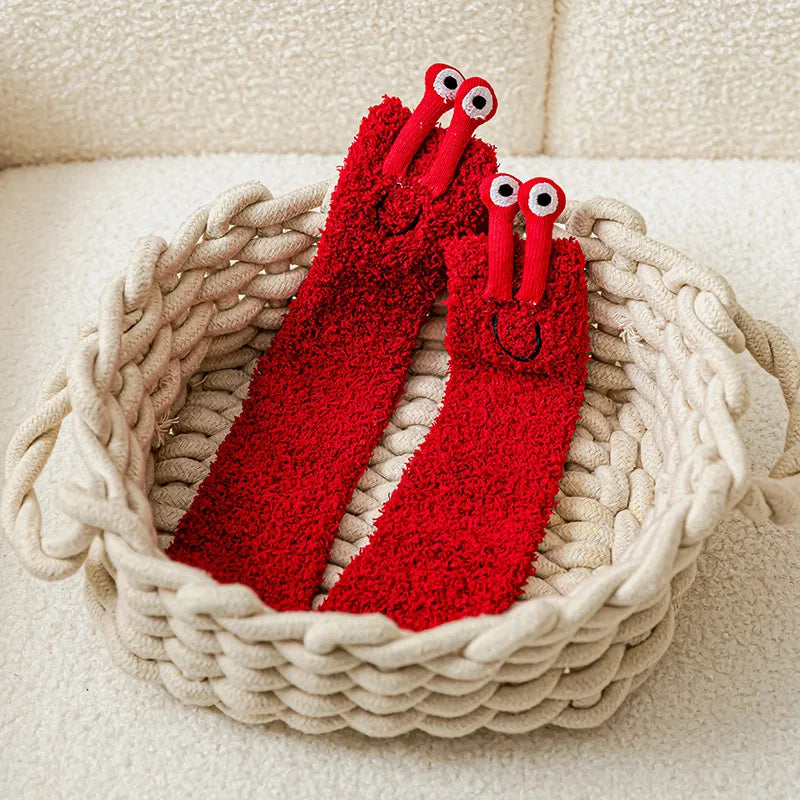 JIAYAN Winter Socks For Girls Cotton Knee High