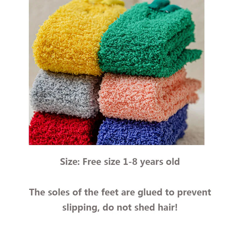 JIAYAN Winter Socks For Girls Cotton Knee High