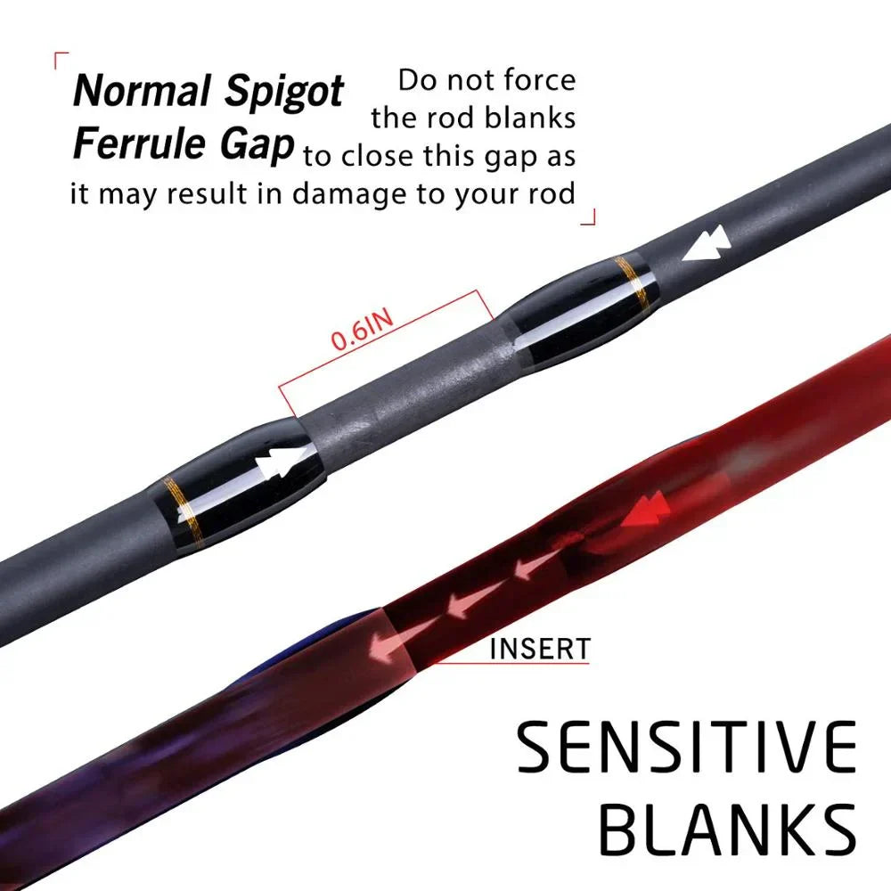 Japan FUJI Guide Ring Fishing Rods 2.1m-3.6m Portable