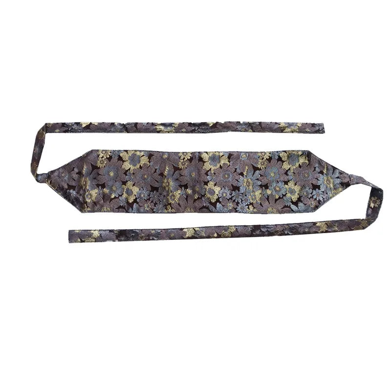 Japanese Embroidery Vintage Style Woman Kimono Belt Elastic