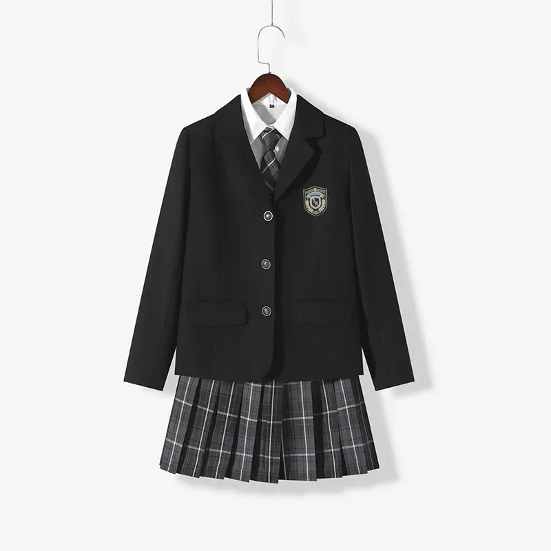 Japanese School Uniforms for Girl AutumnWinter Multicolor Long