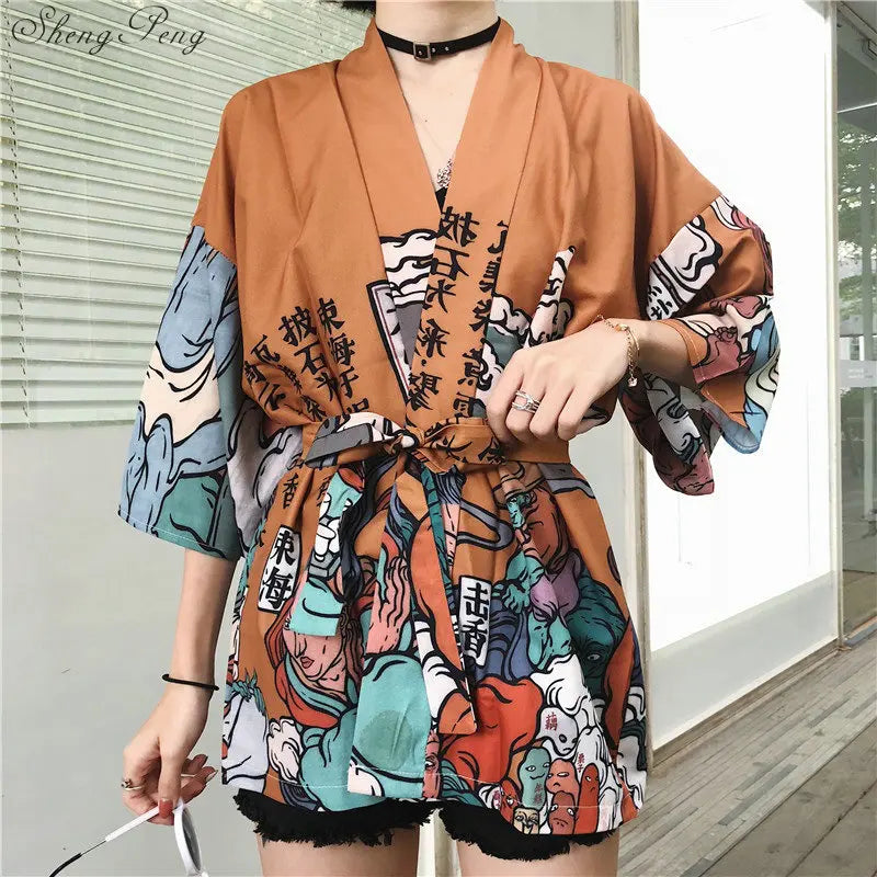 Japanese kimono traditional yukata women kimono cosplay kimono