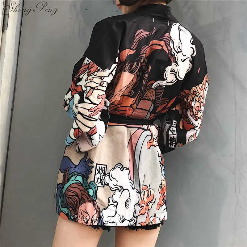 Japanese kimono traditional yukata women kimono cosplay kimono