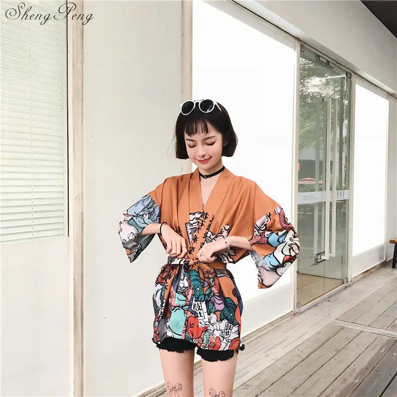 Japanese kimono traditional yukata women kimono cosplay kimono