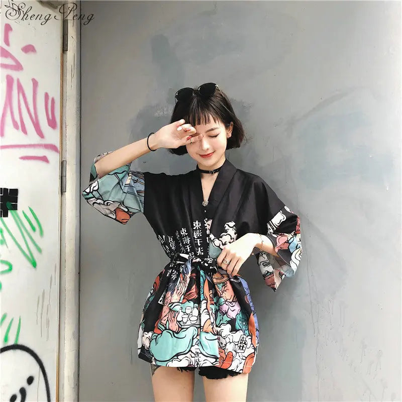 Japanese kimono traditional yukata women kimono cosplay kimono