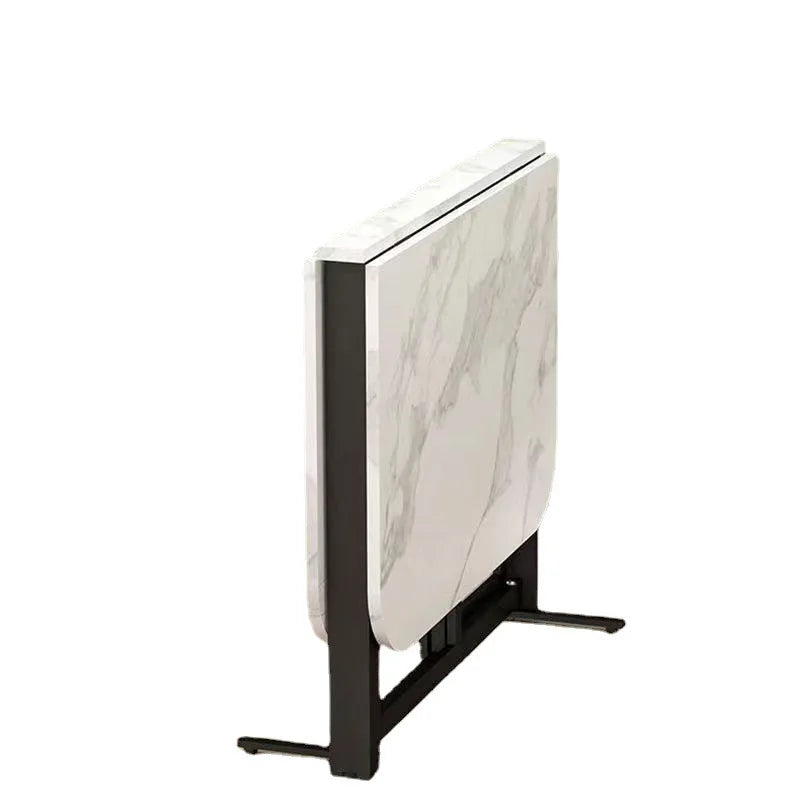 Joylove Folding Dining Table Home Imitation Rock Board