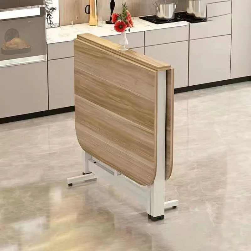 Joylove Folding Dining Table Home Imitation Rock Board