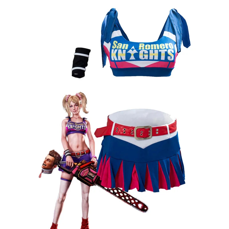 Juliet Starling Cosplay Costume Lolli Pop Chainsaw Anime