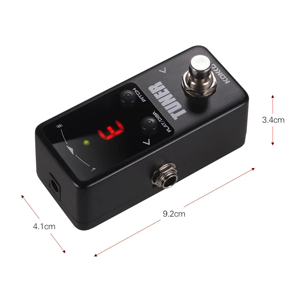 KOKKO FTN2 MINI Chromatic Guitar Tuner Pedal with