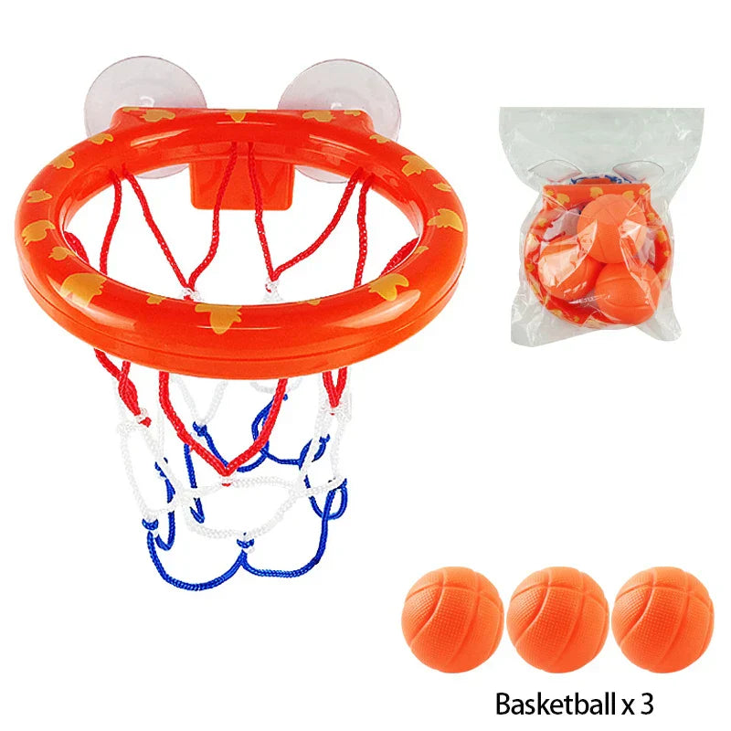 Kid Bath Basketball Hoop Bathtub Water Play Toys