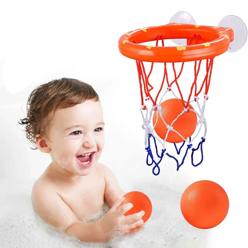 Kid Bath Basketball Hoop Bathtub Water Play Toys