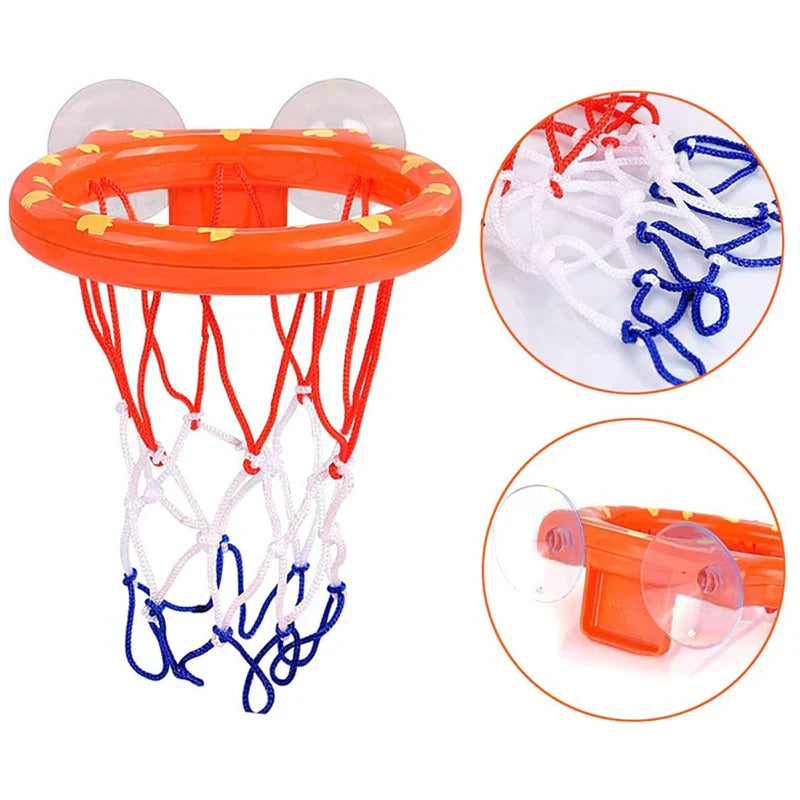 Kid Bath Basketball Hoop Bathtub Water Play Toys