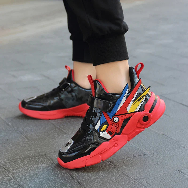 Kids Casual Shoes Boys Leather 5-15y Children Tennis