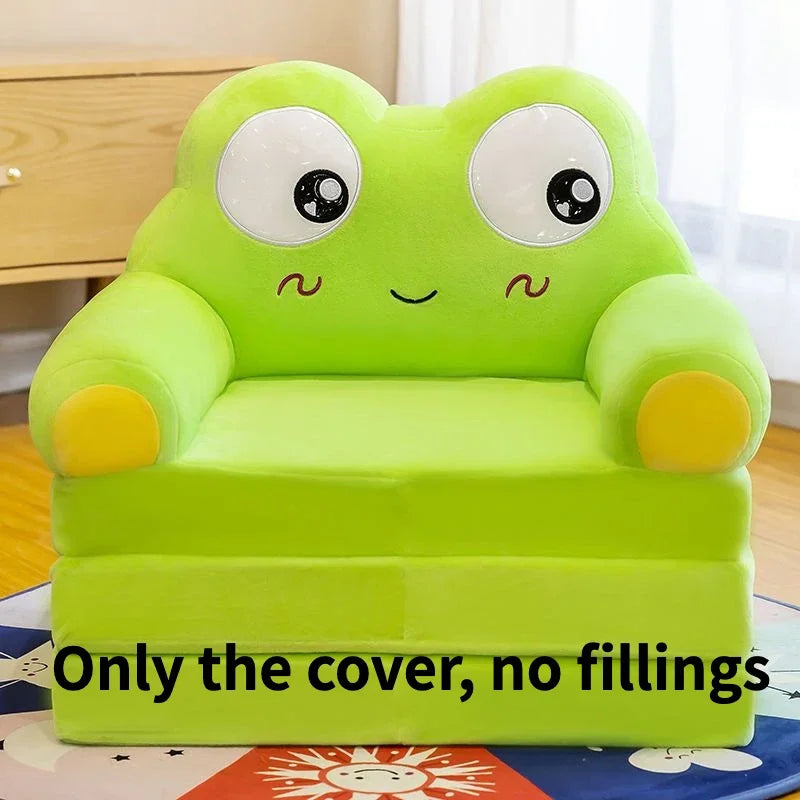 Kids Couch Children Sofa Cover Cartoon Lazy Folding