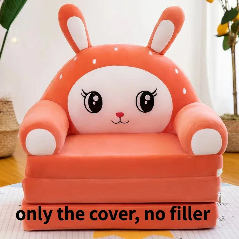 Kids Couch Children Sofa Cover Cartoon Lazy Folding