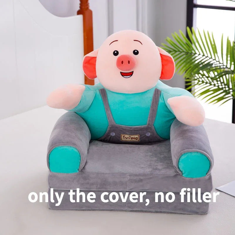 Kids Couch Children Sofa Cover Cartoon Lazy Folding