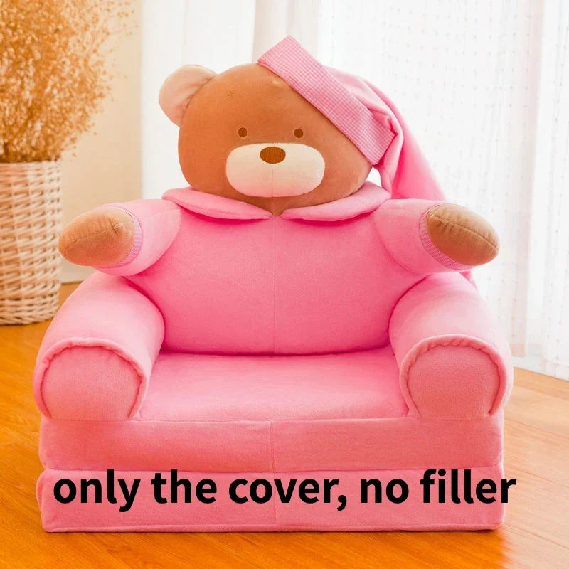 Kids Couch Children Sofa Cover Cartoon Lazy Folding