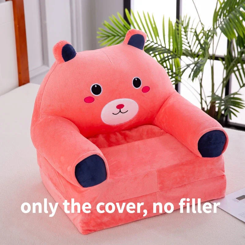 Kids Couch Children Sofa Cover Cartoon Lazy Folding