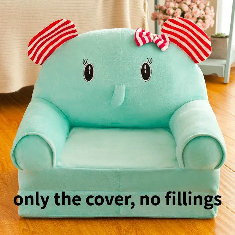 Kids Couch Children Sofa Cover Cartoon Lazy Folding