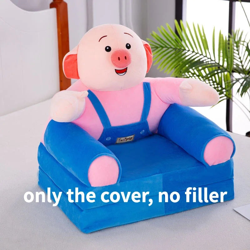 Kids Couch Children Sofa Cover Cartoon Lazy Folding