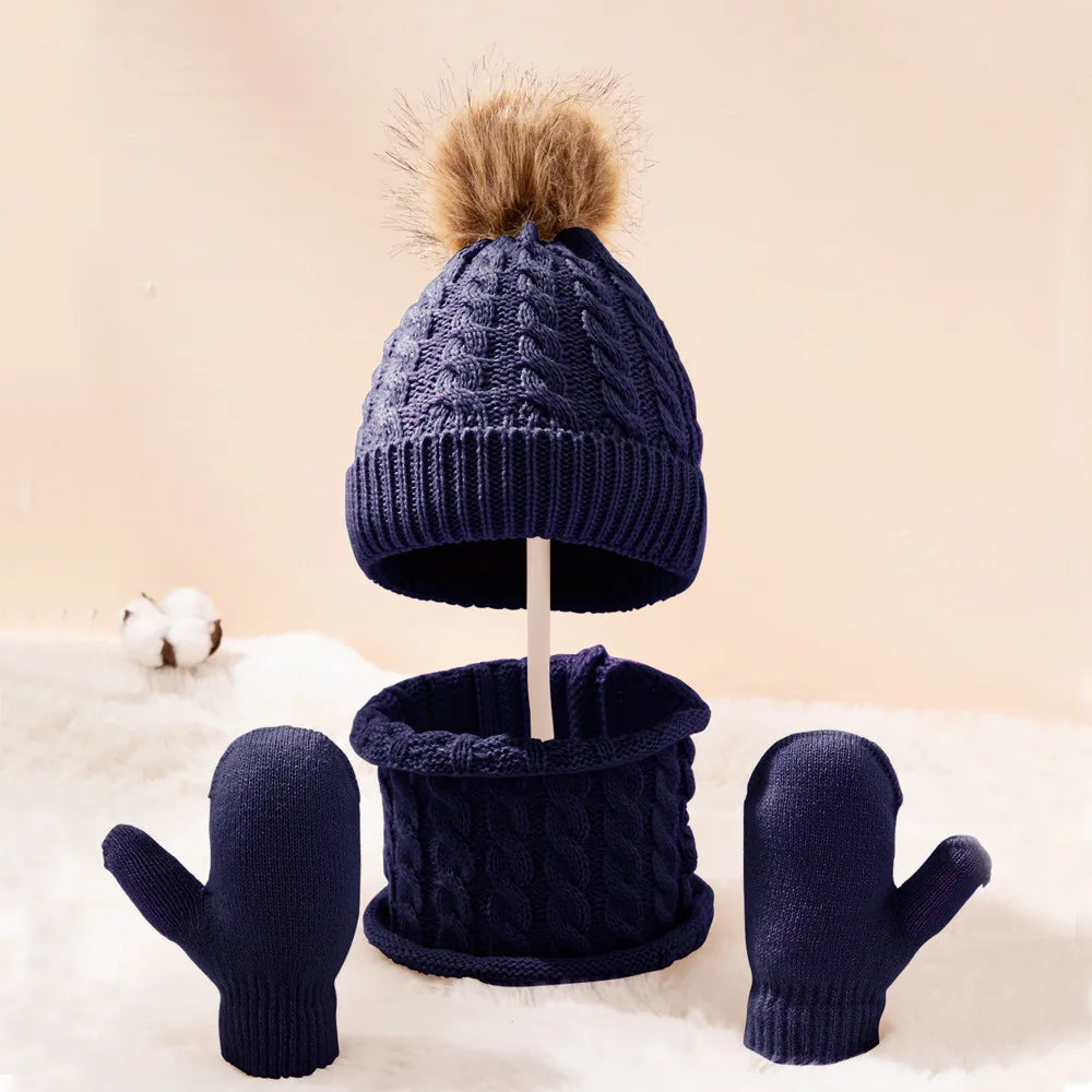 Kids Scarf Hat & Glove Sets Kids Hats
